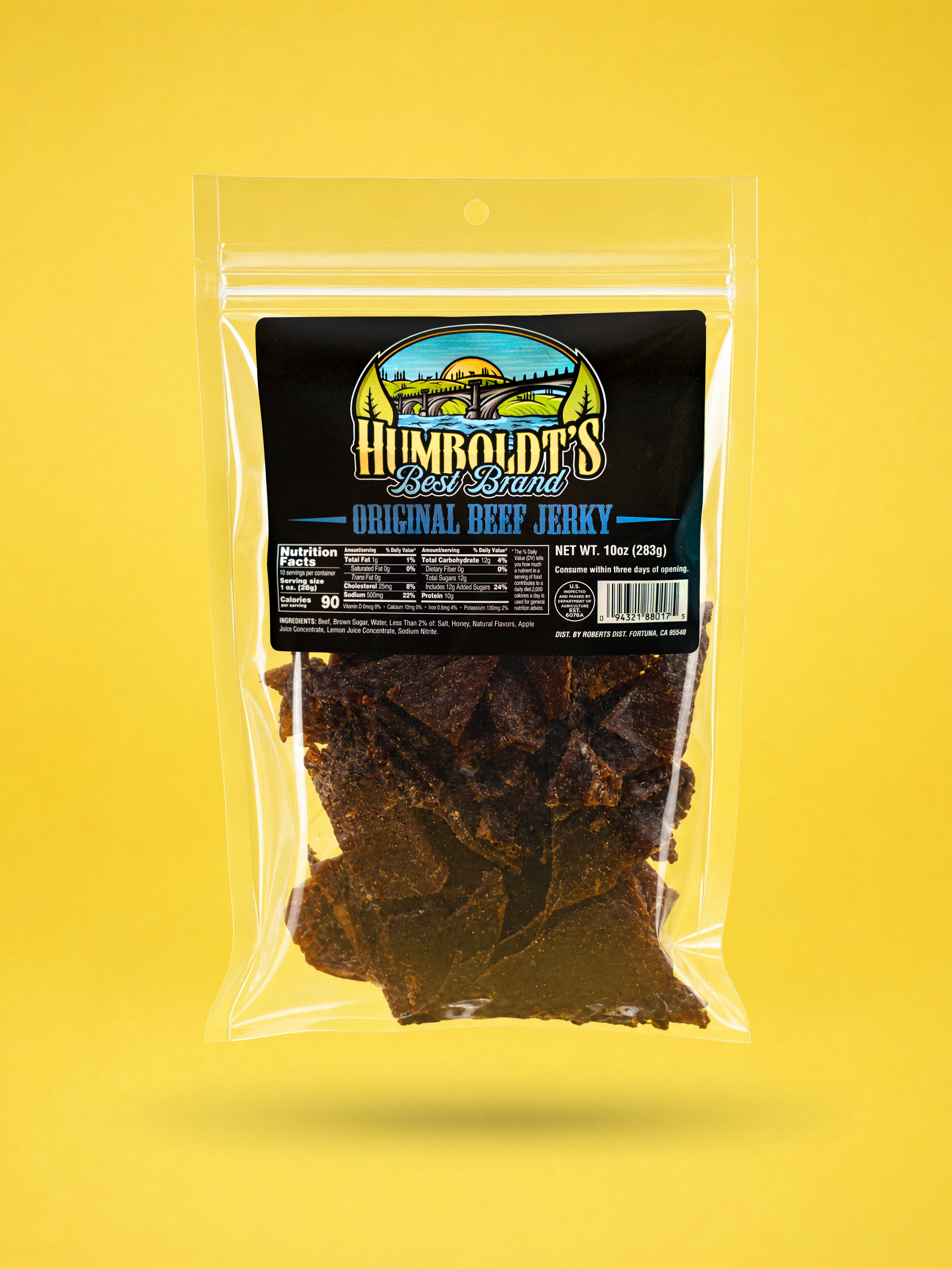 Humboldt's Best Original Beef Jerky (10oz)