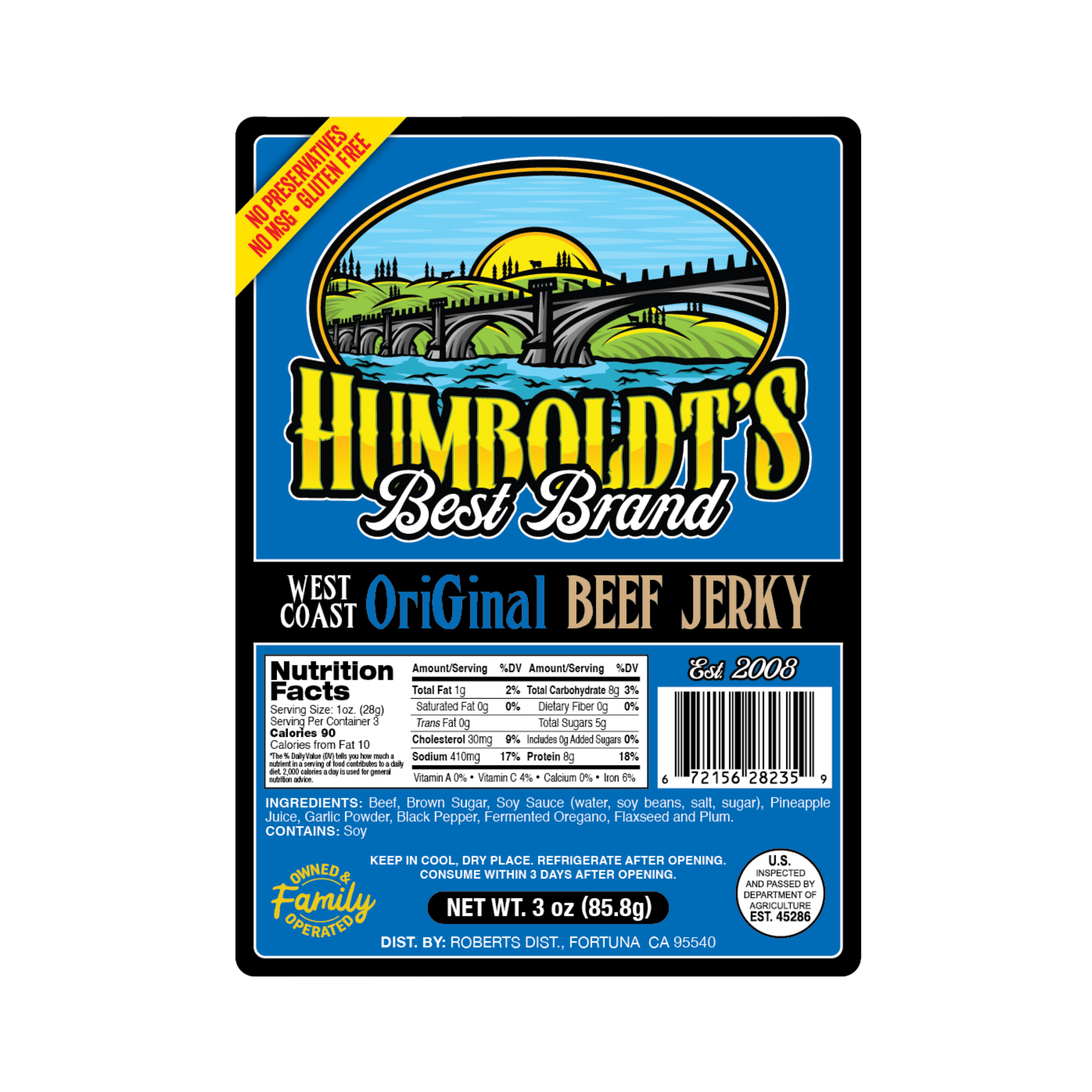 West Coast Original Beef Jerky
