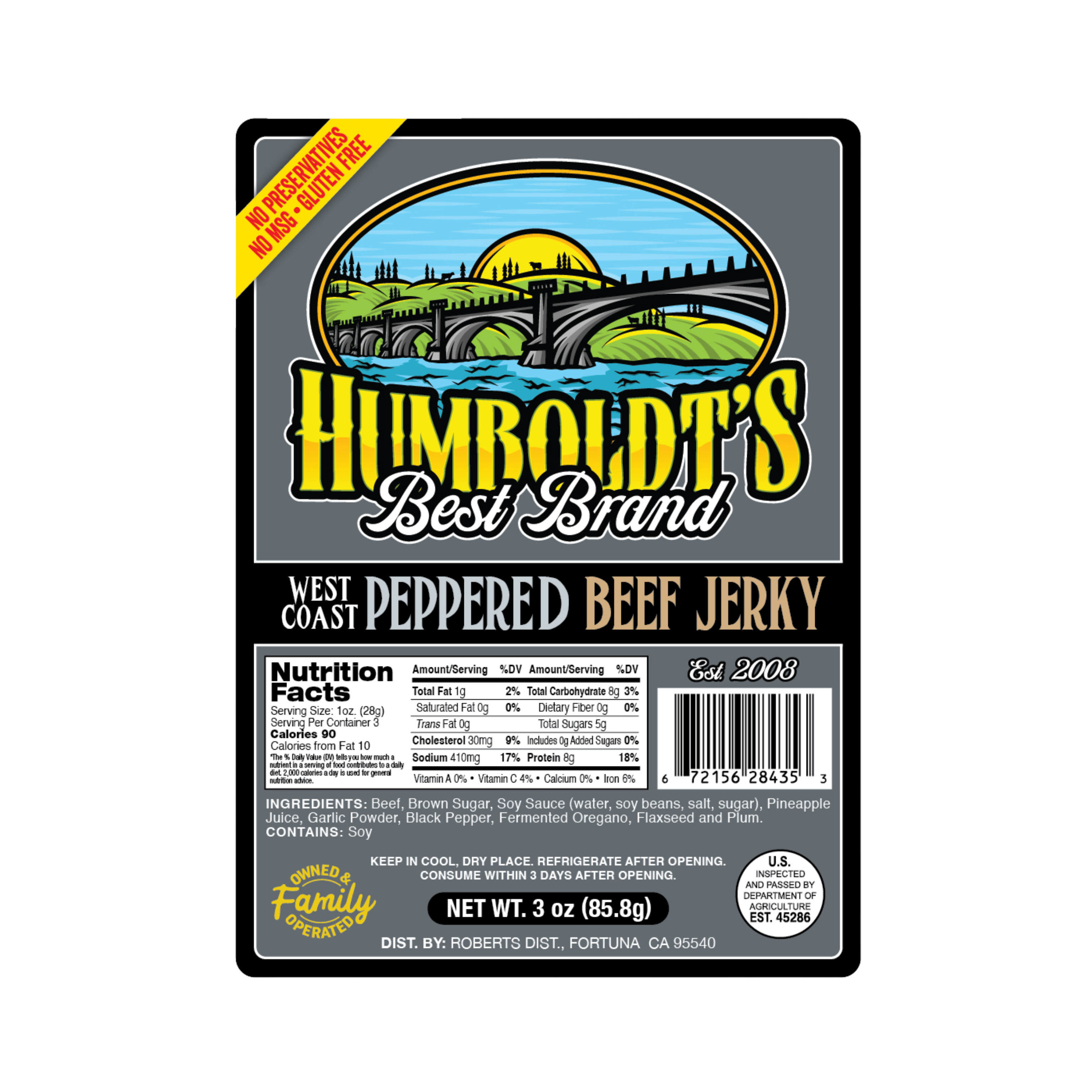 West Coast Peppered Beef Jerky