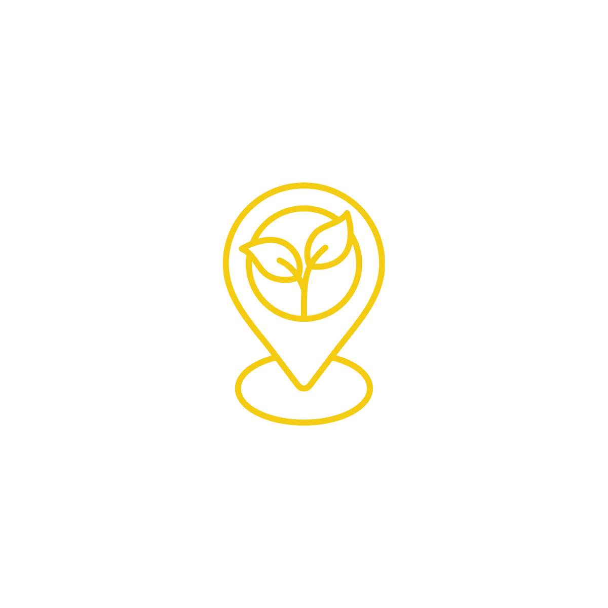 Yellow Location Icon