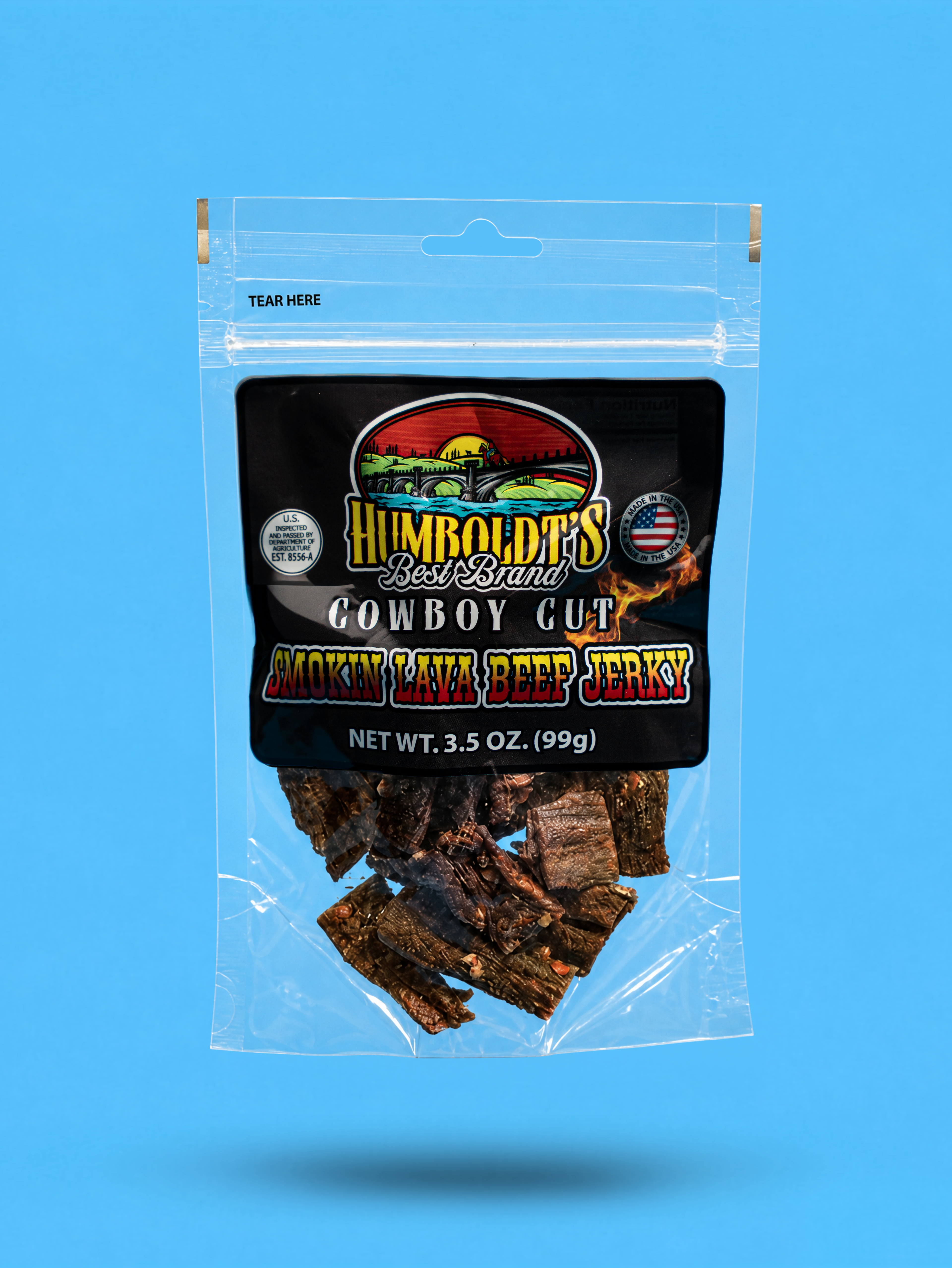 Humboldt's Best Brand Smokin Lava Beef Jerky