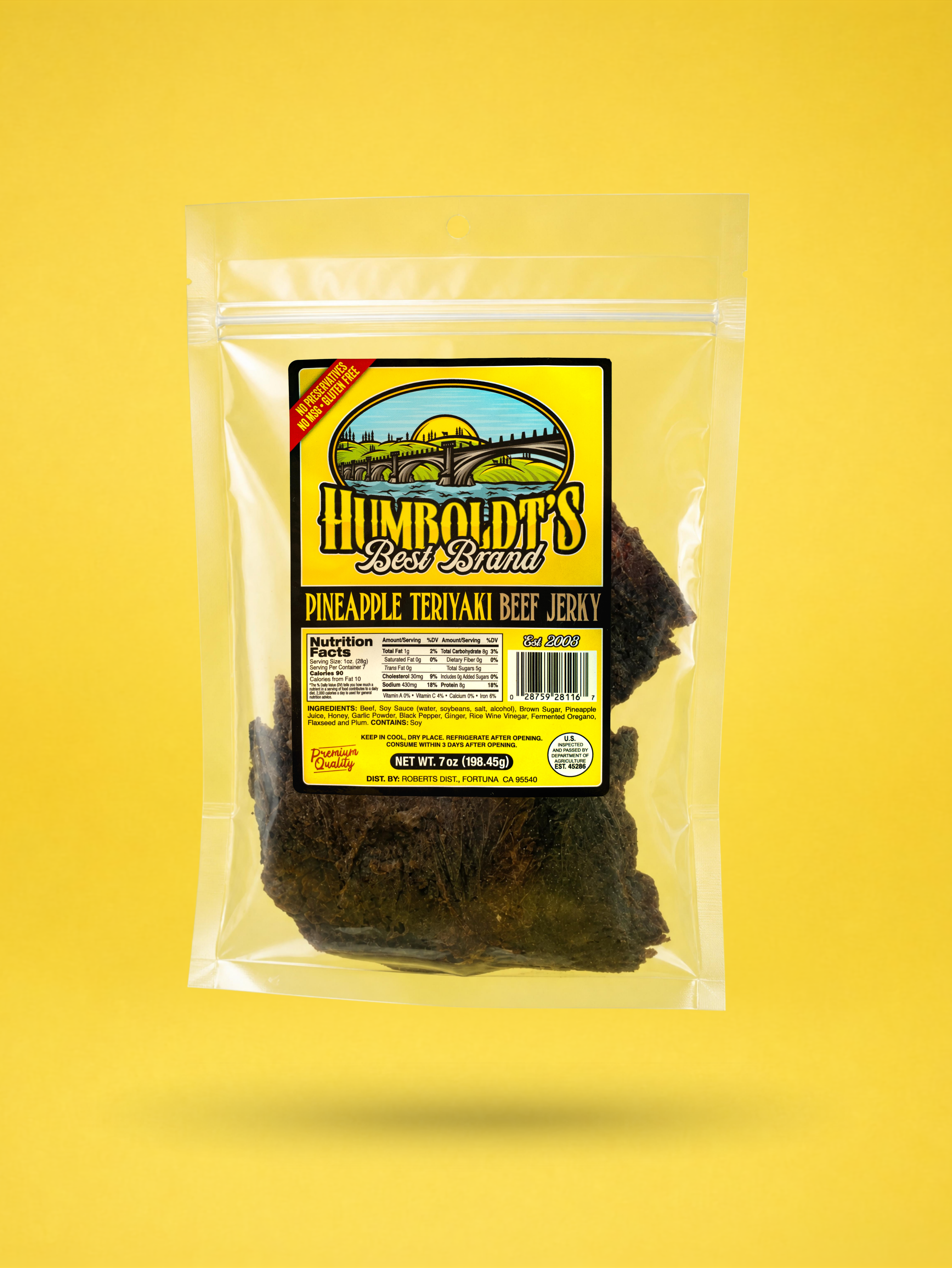 Pineapple Jerky Beef Jerky (7oz)