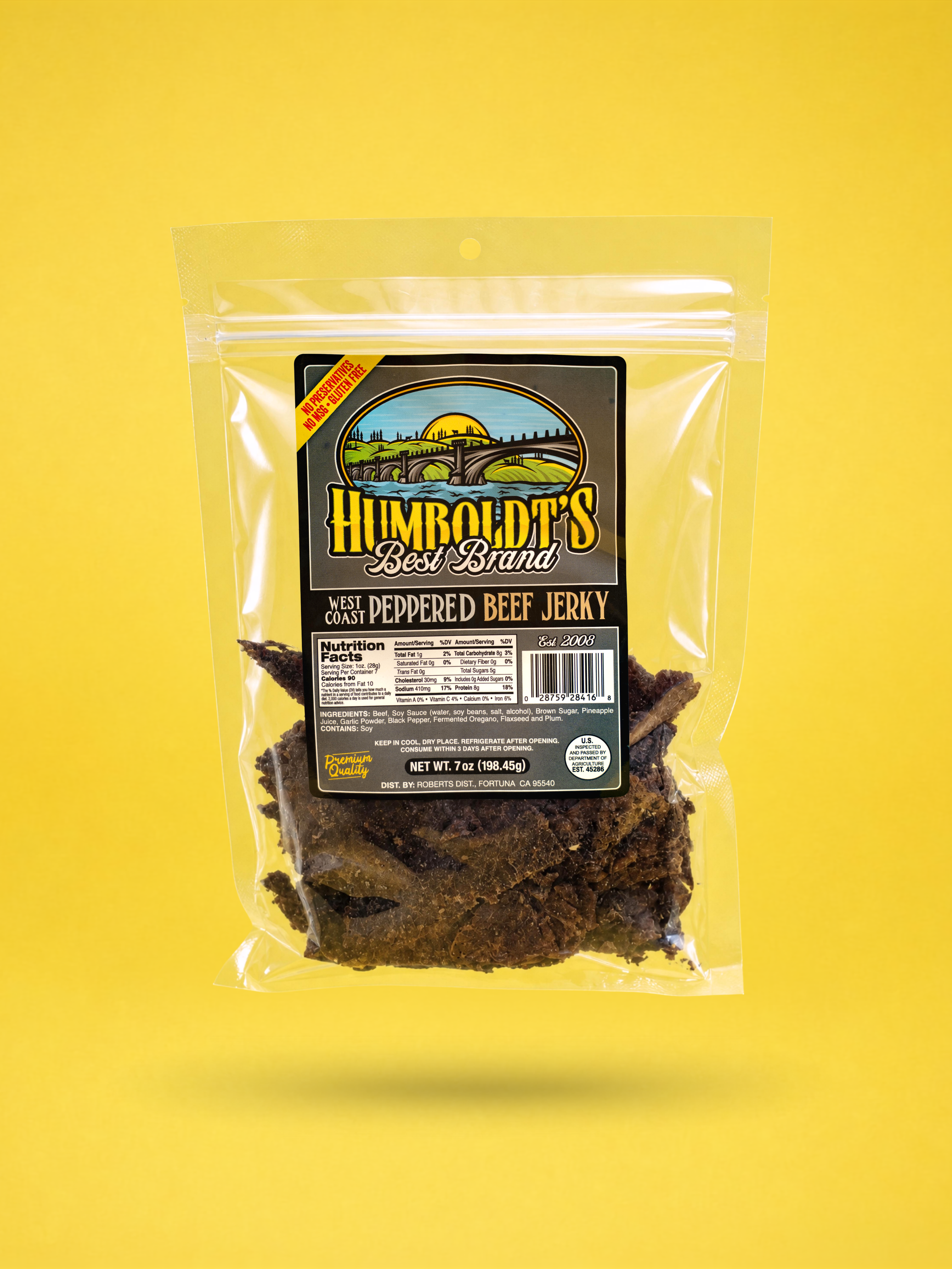 Humboldt's Best West Coast Peppered Beef Jerky